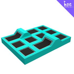 China Indoor Trampoline Playsets Playground Equipment Combination Type factory