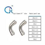 DVGW V Shape Inox Press Fittings Forged SS Plumbing Fittings