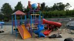 Toddler Fiberglass Octopus Water Slide Oxidation Resistance