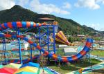 Super Boomerang Water Slide Fiberglass Commercial Water Slide Theme Water Park