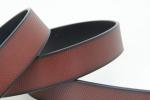 3.5cm Width Gents Leather Belt With Zinc Alloy Buckle Light Brown Color