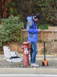 Orange Water Pipeline Leak Detector Equipment Underground 5m PQWT L2000