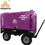 Mobile Rotary Screw Air Compressor Equipment High Pressure Machine