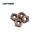PNMU0905XNER-GM Durable Grooving Milling Inserts Circle Pentagonal CNC Stainless