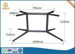 200*600mm Restaurant Table Base With 1200*700mm Melamine Top