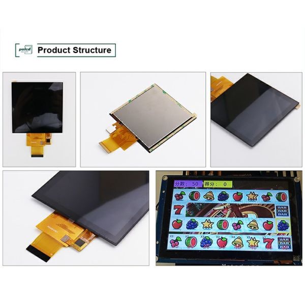 Polcd 4.0 inch 480x480 Square TFT Touch Screen RGB interface 4" LCD TFT Color Display Projector Module