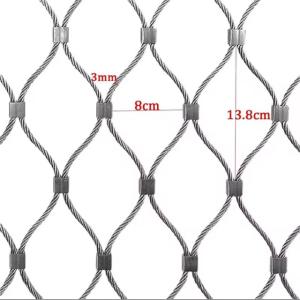 China Good Perspective Stainless Steel Zoo Aviary Birds Netting Lightweight Novel Style factory