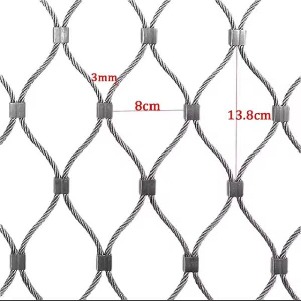 Good Perspective Stainless Steel Zoo Aviary Birds Netting Lightweight Novel