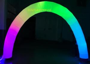 China 5m Inflatable Arch With LED Light And Logo For Sports Marathon Events factory