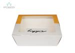Cookie Paper Takeaway Boxes Water Resistant For Muffins And Pastry Dessert