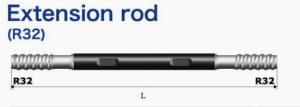 China ISO9001 R32 Hardened Drill Rod factory