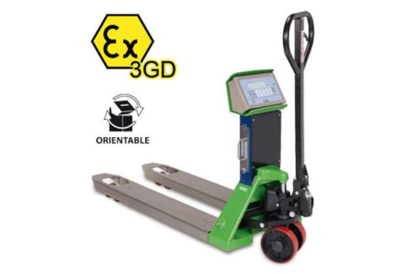 China 680 Mm Fork Width 2000Kg Forklift Weight Scale For Dangerous Areas factory