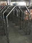 Bright Luggage Cart Hotel Display Stand With Hooks / Luggage Cart Hotel Luggage