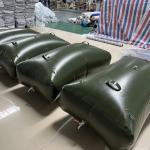 PVC / TPU Coated Fabric Flexible Oil Tank For Gasoline Diesel Storage And