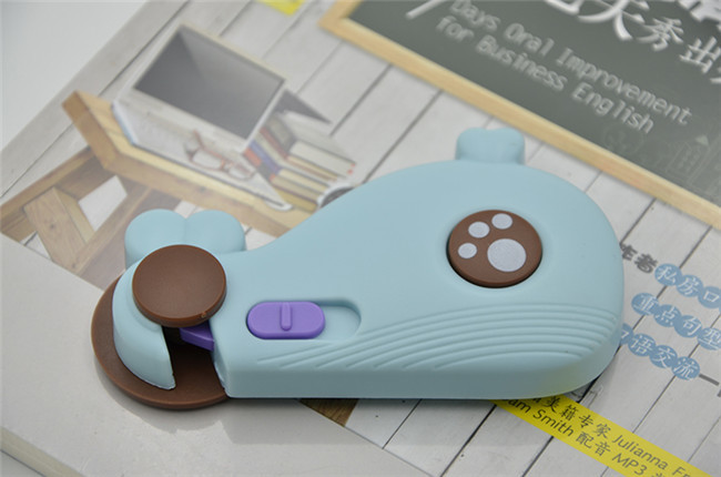 Adhesive Toddler Safety Cabinet Locks , Lever Handle Child Lock Cartoon Shape