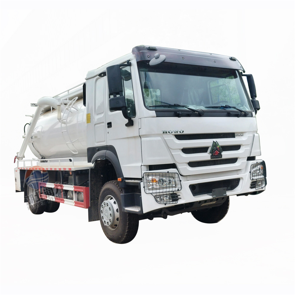 China Export Type HOWO 15000 Liters Sewage Suction Truck Vacuum Tanker factory