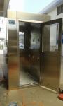 Industrial 3 Person Stainless Steel Air Shower For Bio - Pharmaceutical Plant