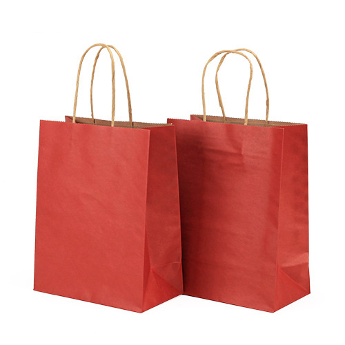 Gravure Printing Customized Logo Craft Shopping Kraft Paper Bag for Your Requirements