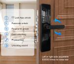 High Security Smart Fingerprint Door Lock Intelligent Magnetic Swipe Access