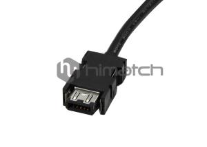 China Camera 3m IEEE 1394 Cable / Firewire 6 Pin Cable With Spring Latches factory