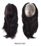 Cuticle Remy Hair Topper Full Injected Poly skin Best Quality Hair Top Piece