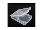 6.5g Clear Plastic Gift Boxes For SD Cards , Polypropylene Material Memory Card