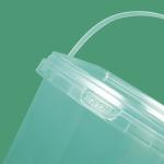 Other Food Grade Thicken Plastic Bucket With Holder And Lid For Seafood Snack