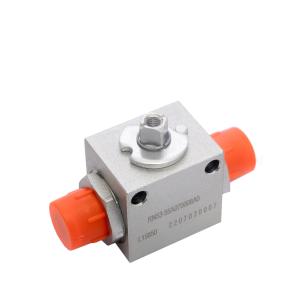 China Hydraulic 2 Way 3 Way Ball Valve Direct Cut Off Valve Steel Body factory