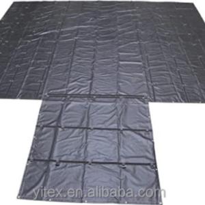 China 20x27ft PVC Tarpaulin Fabric Heavy Duty Vinyl Coated Fabric Flatbed Steel Lumber Tarps factory