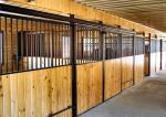 Portable Free Standing Horse Stall Kits , Solid Welded One Piece Box Stall