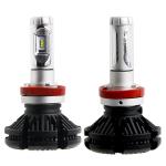Fanless 50W 6000LM X3 LED Headlight H4 H13 9004 9007 for Automotive / Motorcyle