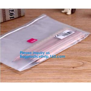A4 Clear Pvc Zipper File Bag A5 Clear Pvc Document Bag With Red Zipper B5 Pvc