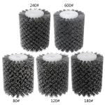 Woodworking Abrasive Wheel Brush Nylon Bristle Roller Ciruclar Brush For Wood