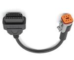 Customize Wiring Harness Car Maintenance 2 Male to 1 Female BMW 16 Pin OBD Cable