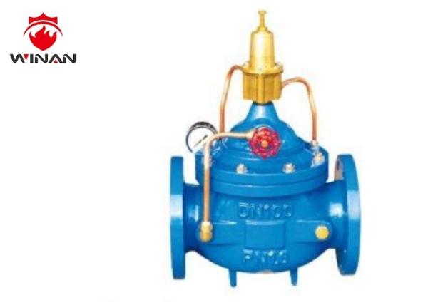 Adjustable Water Hydraulic Relief Hold Pressure Valve Flange Connection Long