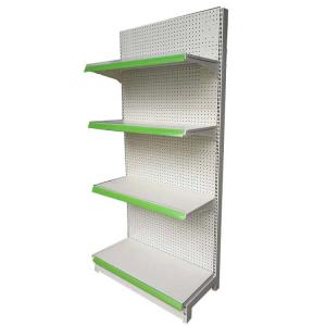 China Factory Custom Size Color logo Single Sided Supermarket Shelves Gondola Shelving Display Rack factory