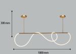 Contemporary Design Warm Ambiance Round Rope DIY Bedroom Pendant Lamp Chandelier