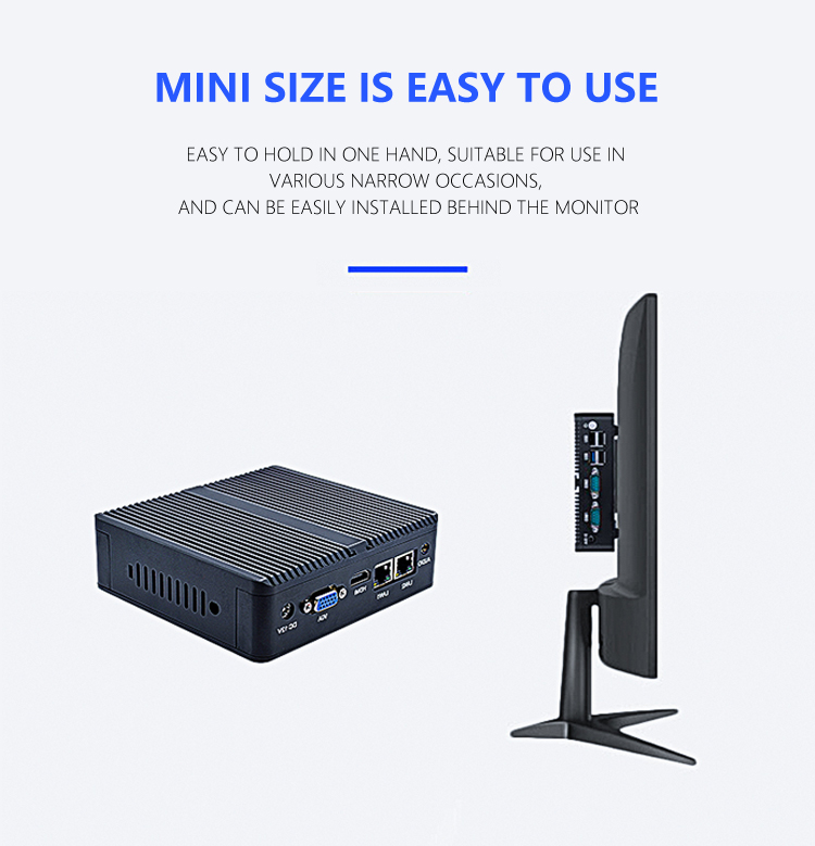 Industrial Mini Pc Dual Core I3 I5 7167u 7267u Ddr3 Small Size Desktop 6xusb Vga Hd