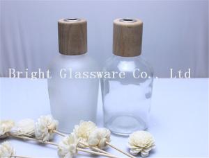 China Fragrance Diffuser Bottle sale, perfume glass bottle with knob lid factory