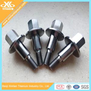 China Customized Titanium Hex Flange Bolts For Sale factory