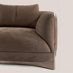Frosted Modern Cloth Sofa 0.9x0.8m Luxury Living Room Furniture Sets
