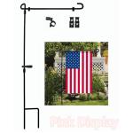 Outside Aluminum 93.1*44cm Vertical Flag Pole