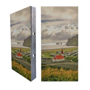 China P2.6 Indoor Fixed LED Display Front Access With Steel Panel 500x1000mm factory