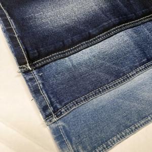 China TR Blue Twill Denim Fabric 10.6 Oz Super Soft Yarn factory