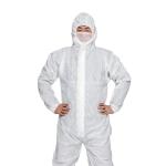 1 Or 2 Ways Zip PP Non Woven Coverall Medical Disposable Polypropylene Coveralls