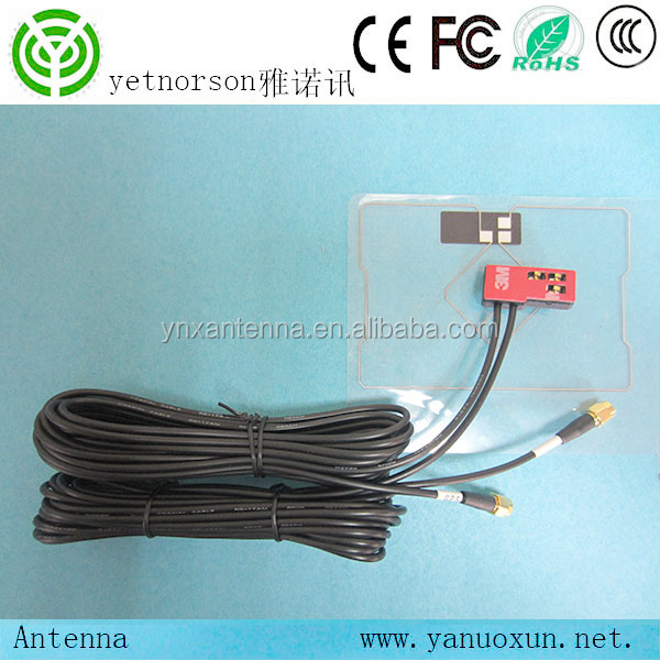 Japan Wireless Car Indoor GPS ISDB TV Antenna Signal Booster with GT16 GT13 VR1 Connector