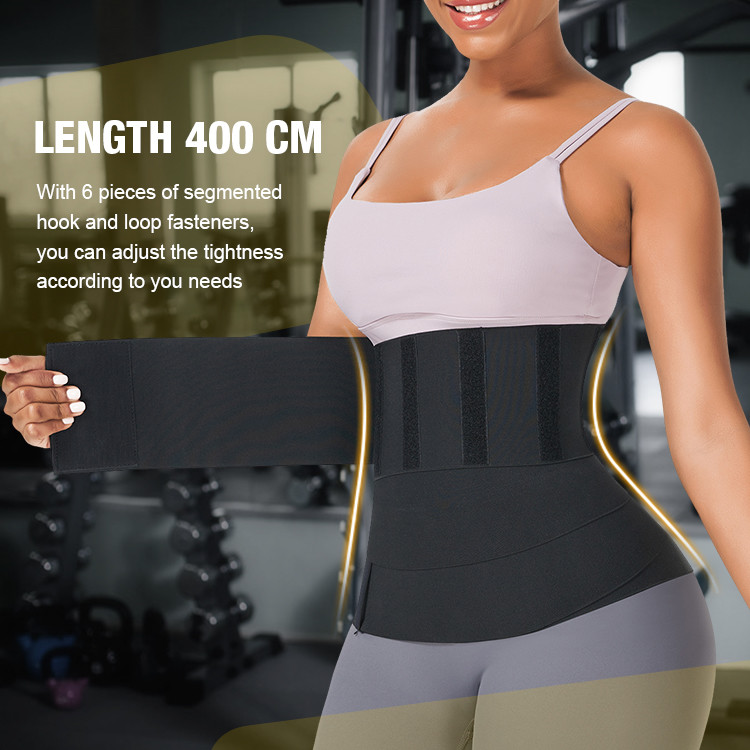 Breathable High Compression 2mm 2.5mm Invisible Wrap Waist Trainer