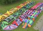 Race Bounce House Combo Adult Puncture Proof With Air Blower Repair Kit