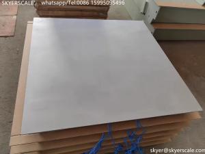 China High Precision 1.2x1.2m 3 Ton Stainless Steel Digital weighing floor scale factory