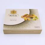 Giveaway Custom Print Golden Pull Out Drawer Paper Macaron Gift Box Packaging